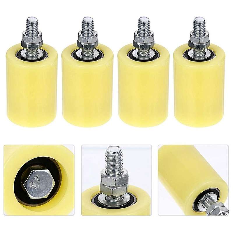 4pcs 50x70mm Nylon Steel Flat Roller for Electric Door Sliding Gate