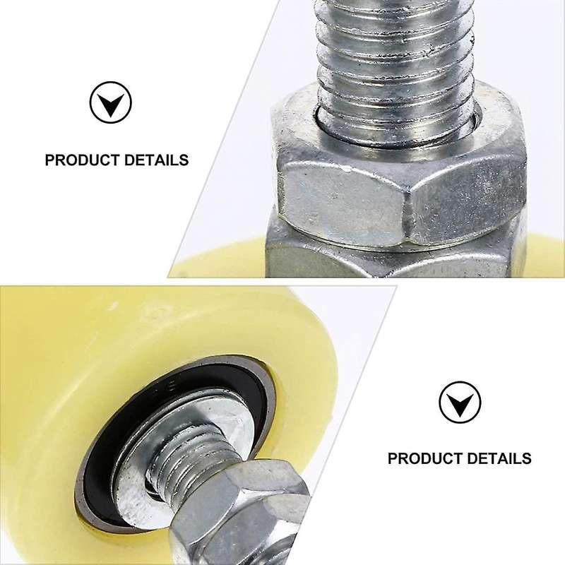4pcs 50x70mm Nylon Steel Flat Roller for Electric Door Sliding Gate