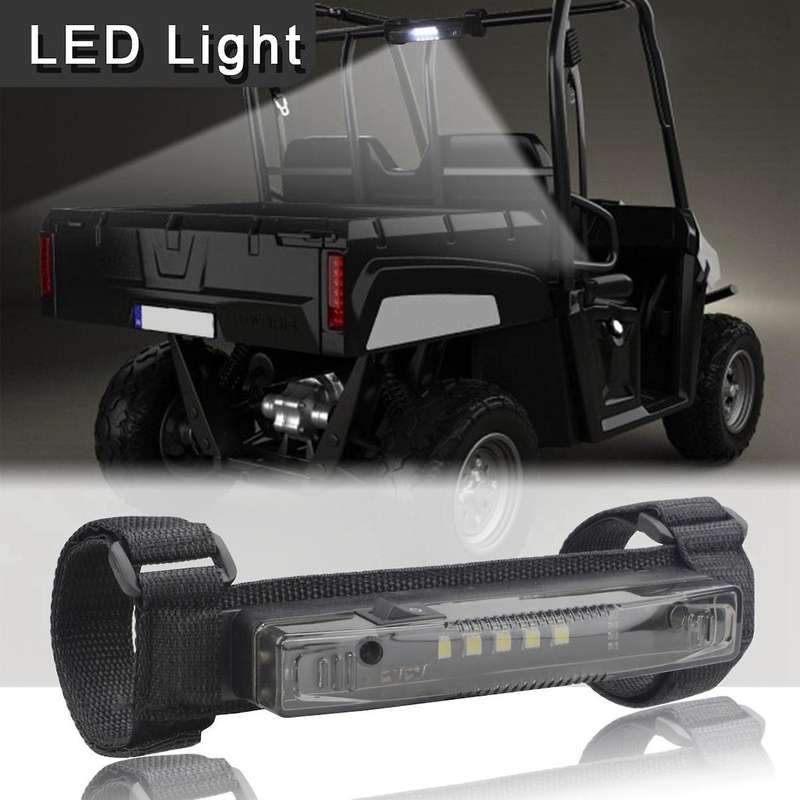 Utv Atv Interior Light, Universal Roll Bar Mount Smoked Shell
