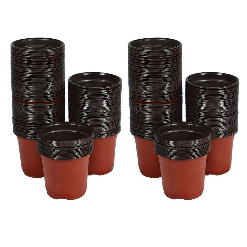 150pcs 4.72 Inch Flower Seedlings Nursery Supplies Planter Pot