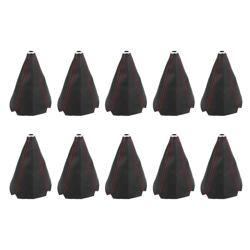 10x Universal Auto Manual Shift Knob Boot Dust-cover Gear Gaiter Boot