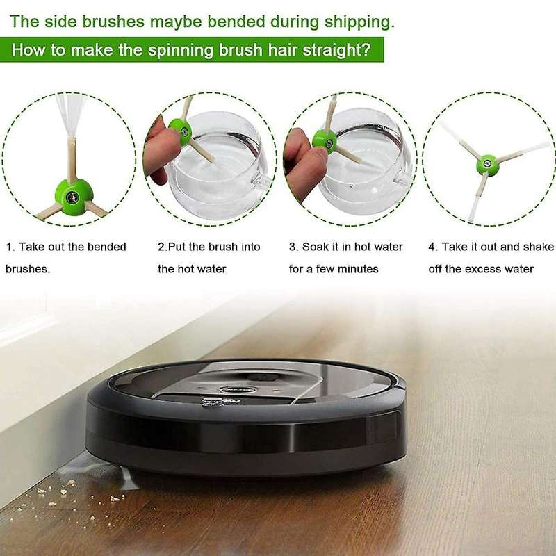 Replacement Rubber Brushes Filters Dust Bags for Irobot Roomba