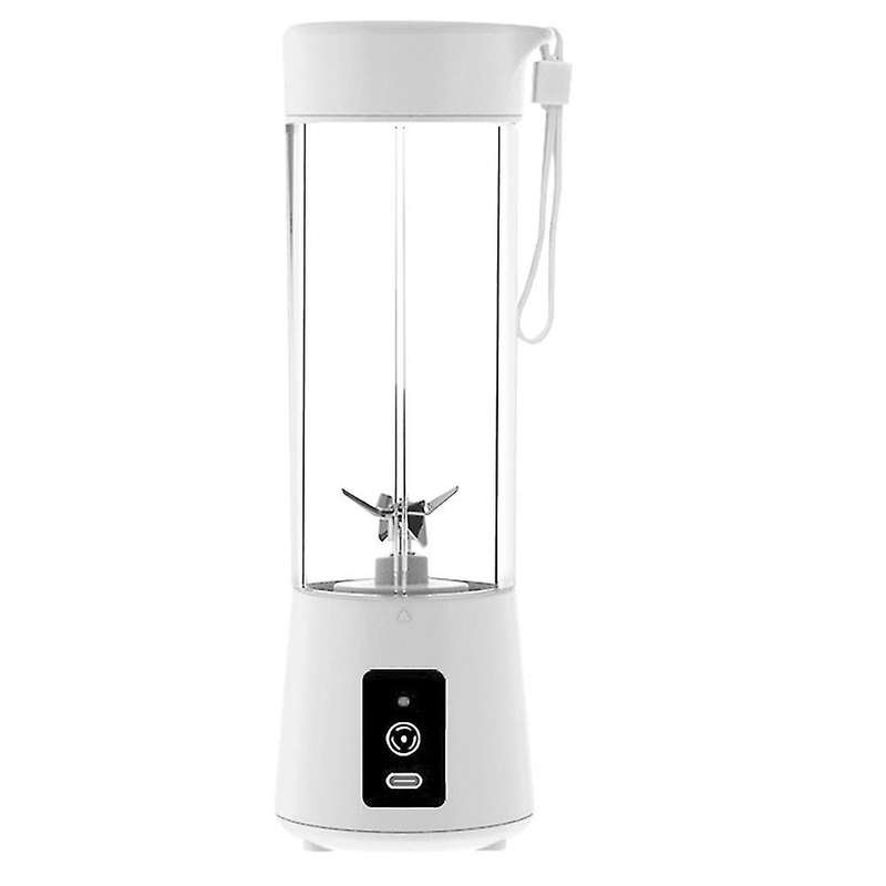 6 Blades Blender Usb Mixer Ice Smoothie Fruit Juice Mixer (white)