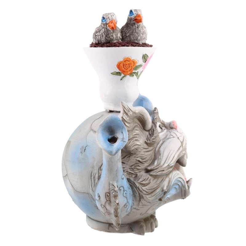 Handmade Art Cat Teapot Devil Cat Creative Home Desktop Decorations D