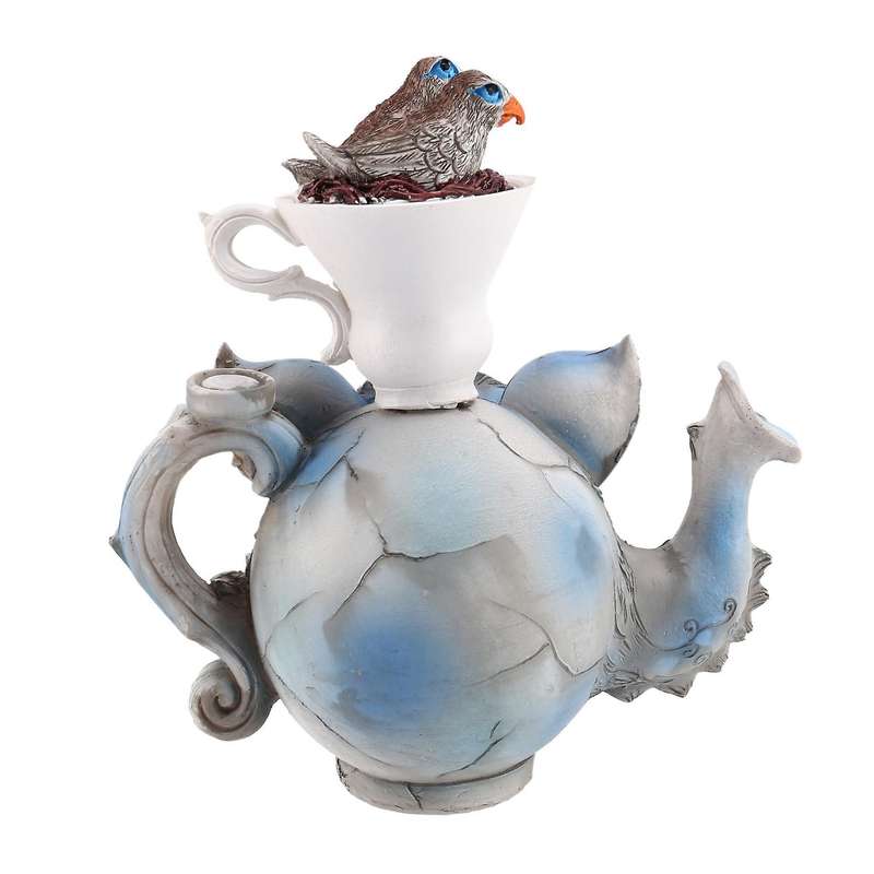 Handmade Art Cat Teapot Devil Cat Creative Home Desktop Decorations D