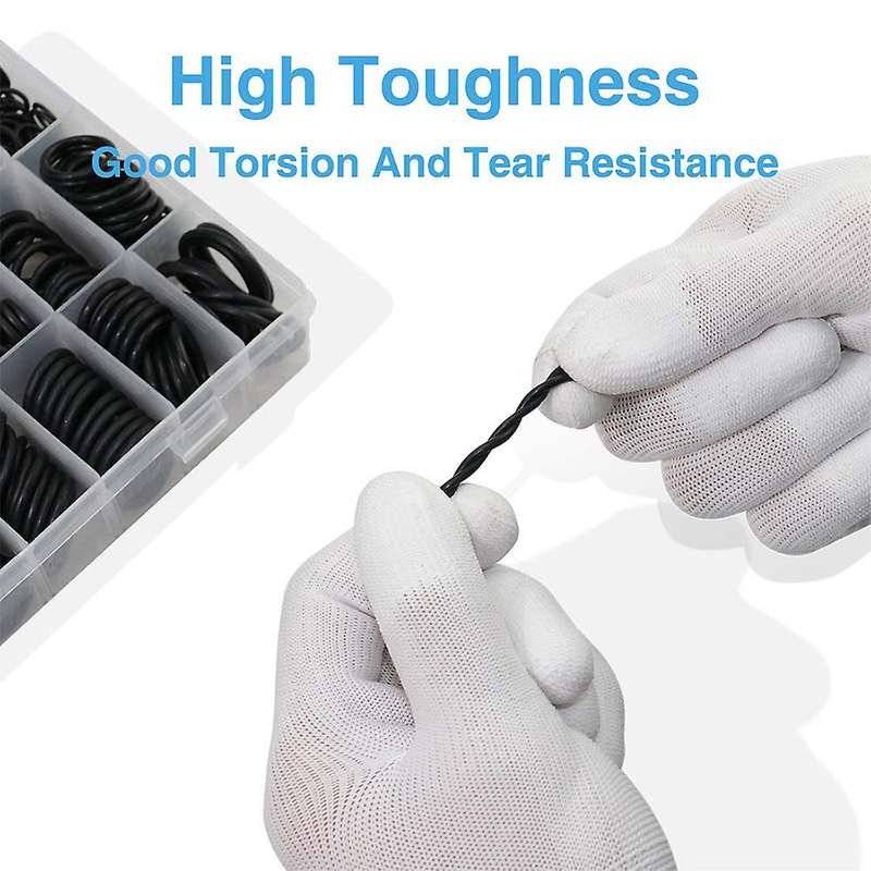 32size 1225pcs Metric O Rings Assortment Kit + 4pcs O-ring Remover
