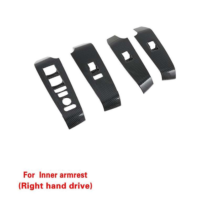 For Honda Civic 2022 + Rhd Carbon Fiber Window Lift Armrest Panel