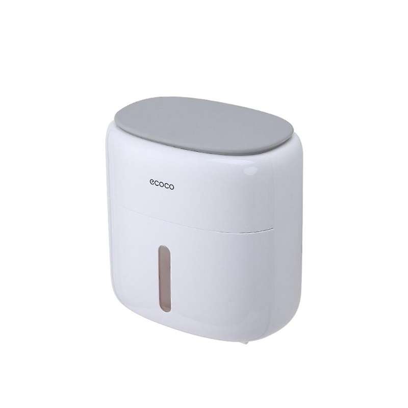 Ecoco Wall Mounted Toilet Paper Holder Shelf for Bathroom Toilet-a
