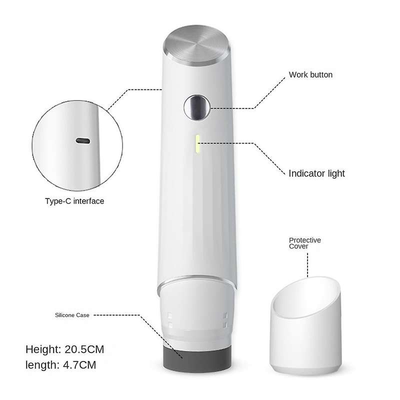 Vacuum Bag Mini Rechargeable Vacuum Machine White