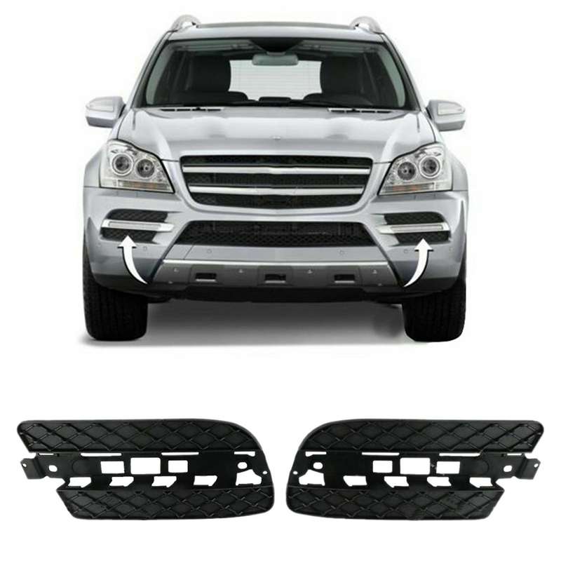Front Bumper Fog Light Grille Trim for Benz X164 Gl350 Gl450 2010-12