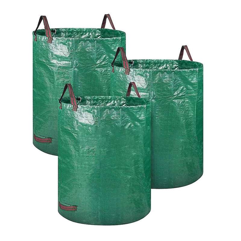 3pack 72 Gallons Reusable Bags Leaf Yard Waste for Gardening Lawn