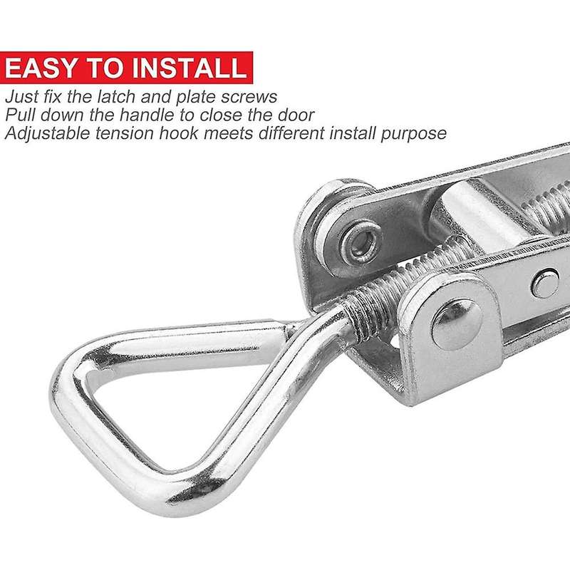 16pack 360lbs Quick Release Latch for Door Latch Hook Toggle Clamp