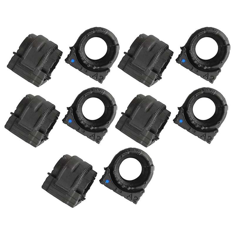 10pcs Front Axle Anti-roll Bar Bushing Kit Isolation Rubber