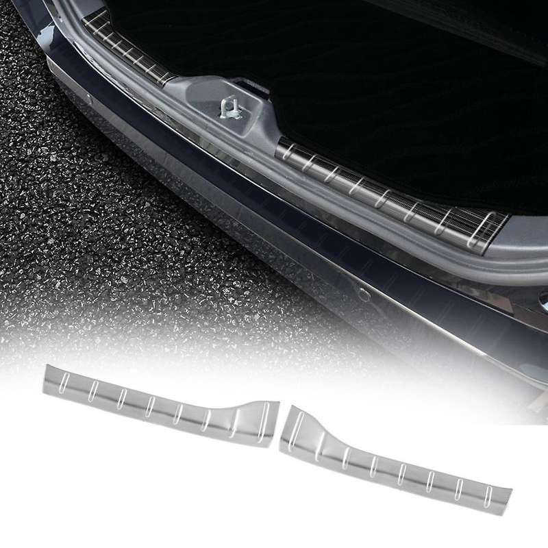 Stainless Steel Brushed Trunk Inner Guard for Toyota Voxy 2022,black