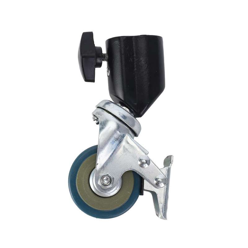 3pcs 22mm Universal Caster Tripod Pulley for Light Stands/studio Boom