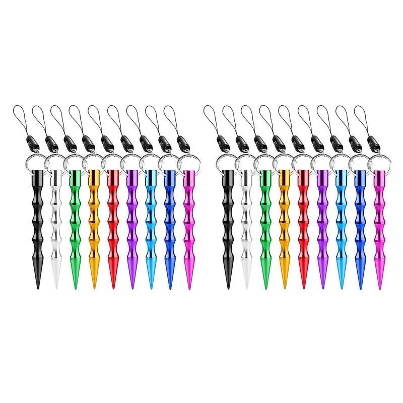 18 Pack Portable Safety Defense Keychains, Window Breaker Safety
