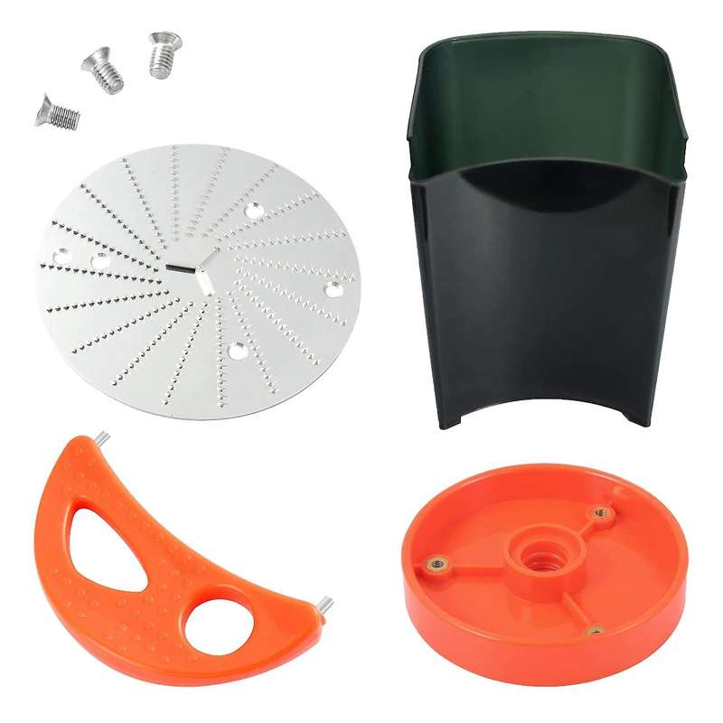 Pulp Collector Basket with Crescent Tool Replacement Blade and Base