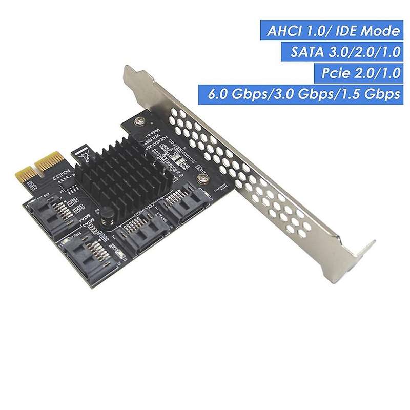 Pcie Sata Card 4 Port Expansion Card,sata Iii 6 Gbps Controller Card