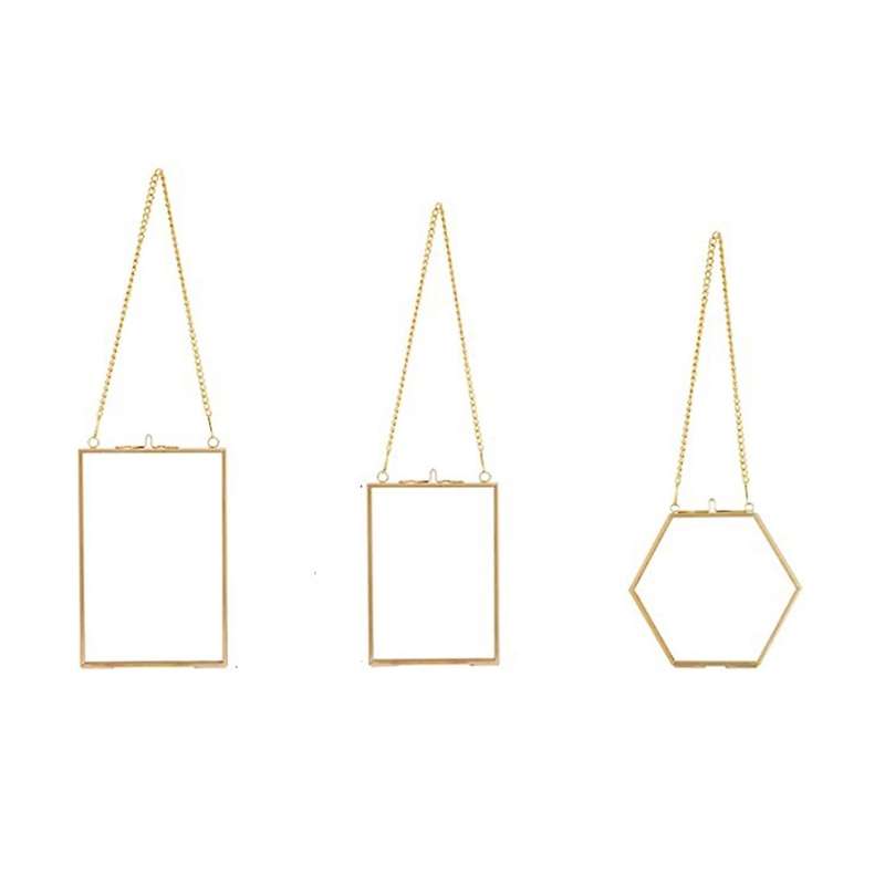 3 Packs Pressed Flowers Glass Frames- Diy Artwork Display Frames