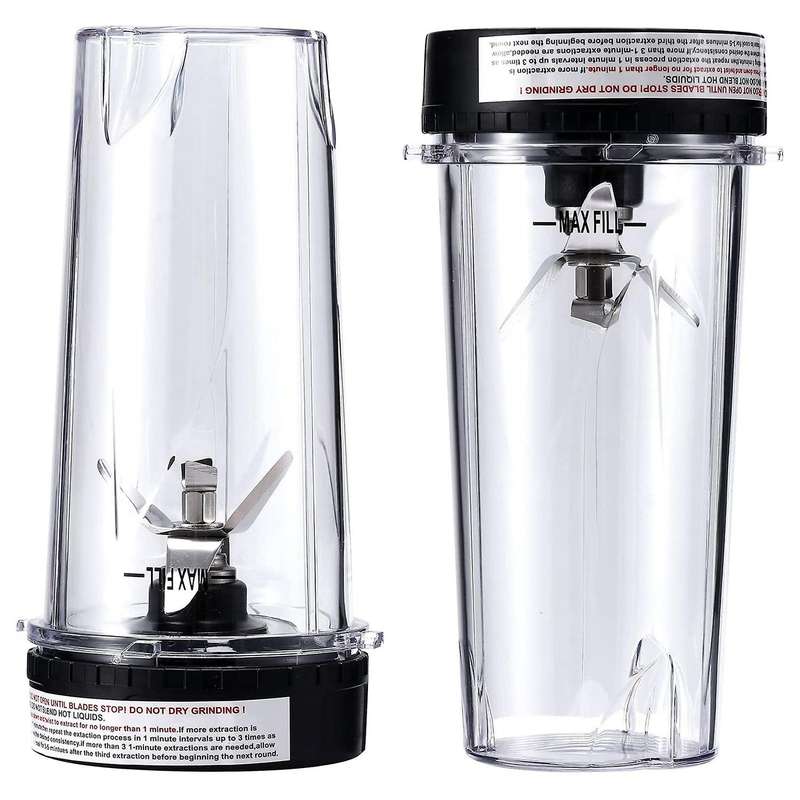Blender for Nutri Ninja,5 Fins Extractor Blade for Qb3000/qb3000ssw