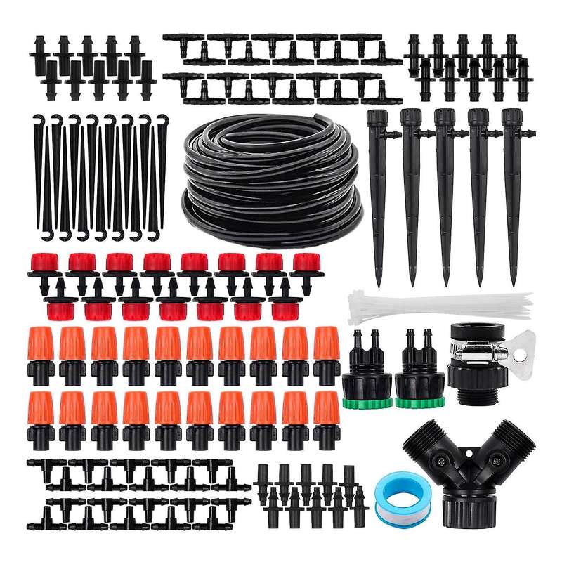 25 M Irrigation Kit, Sprinkler, Drip Irrigation Kit 151 Pieces