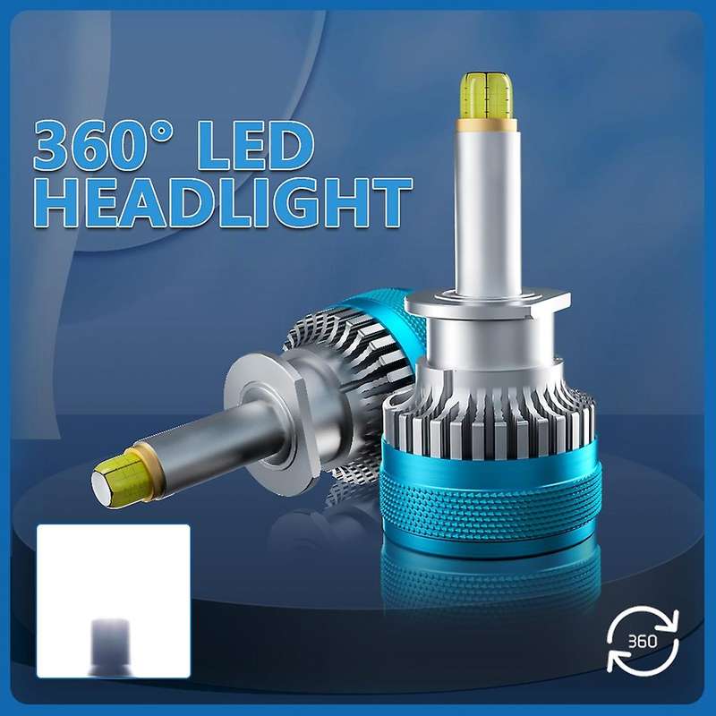 Car 360 Led Headlight Bulb Fog Lighting Turbo Mini Lamp H1