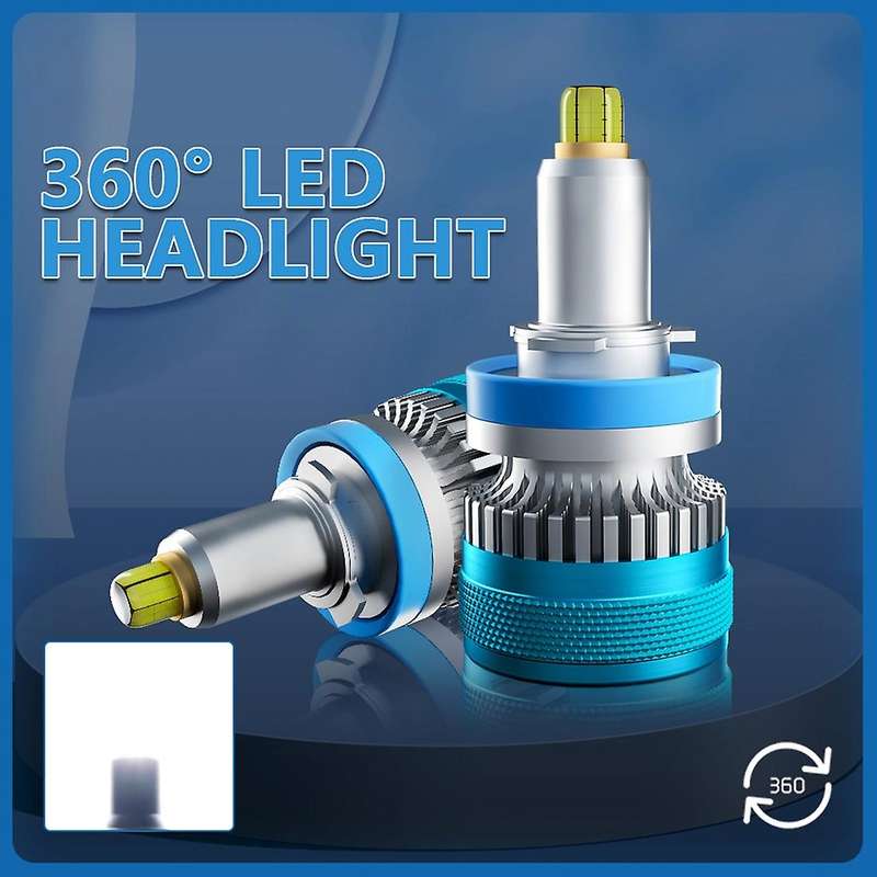 Car 360 Led Headlight Bulb Fog Lighting Turbo Mini Lamp H11