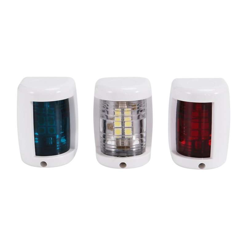 3pcs 12v Navigation Led Signal Light Red Green White
