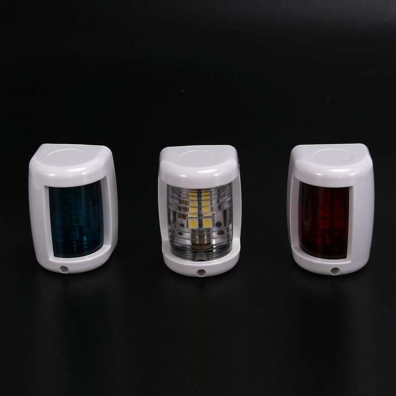 3pcs 12v Navigation Led Signal Light Red Green White