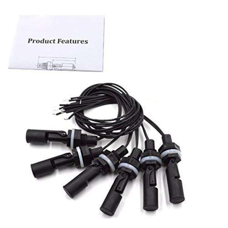 12 Pieces Side Mounted Horizontal Float Switch Water Level Sensor