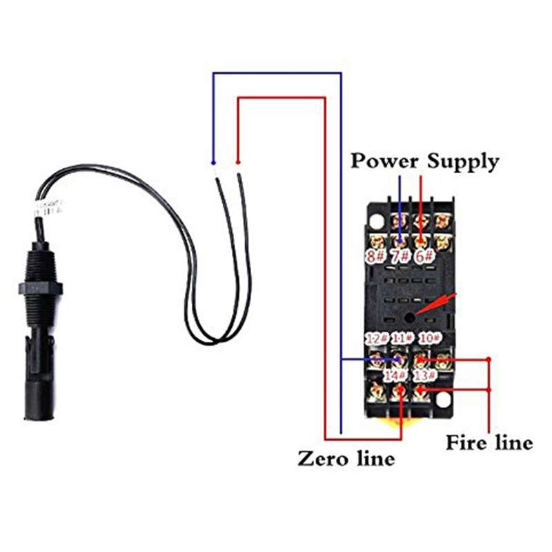 12 Pieces Side Mounted Horizontal Float Switch Water Level Sensor