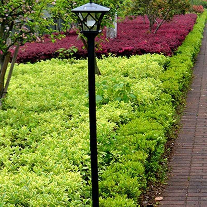 Led Solar Powered Traditional Garden Lamp Post Lamppost Lantern Light