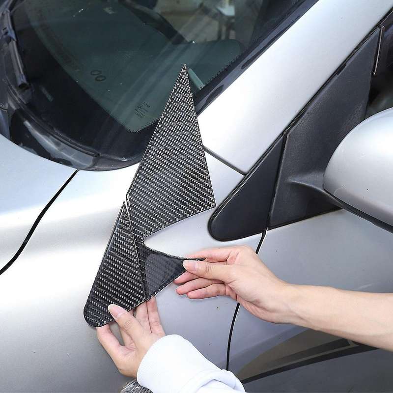 Car Front Window Triangle Trim Sticker Decoration for Toyota Rav4
