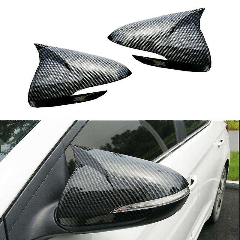 Car Abs Rearview Mirrors Cover Trim for Hyundai Elantra 2017-2020