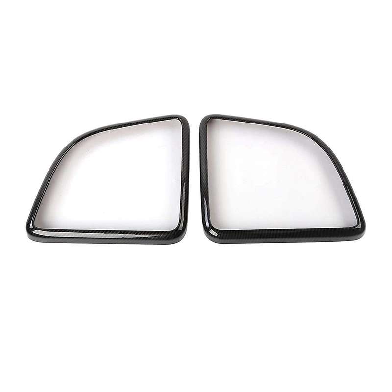 Roof Top Speaker Audio Cover for Jeep Wrangler Jk, Abs Carbon Fiber