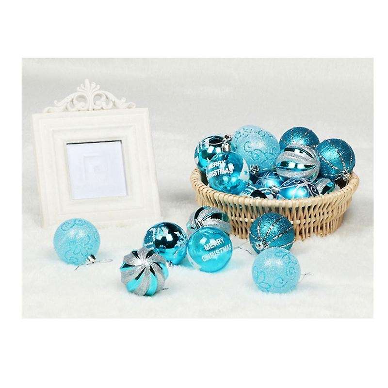 Christmas Painted Ball Set Christmas Tree Pendants Home Xmas Decor F
