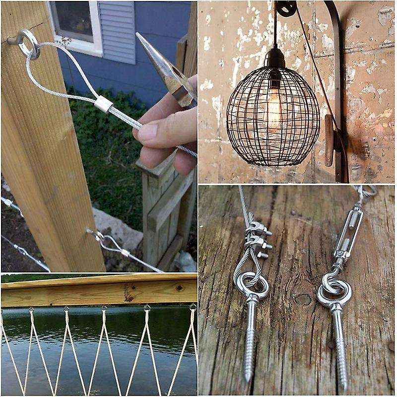 Cable Turnbuckle Locking Device Snap Hook and Outdoor Light Set