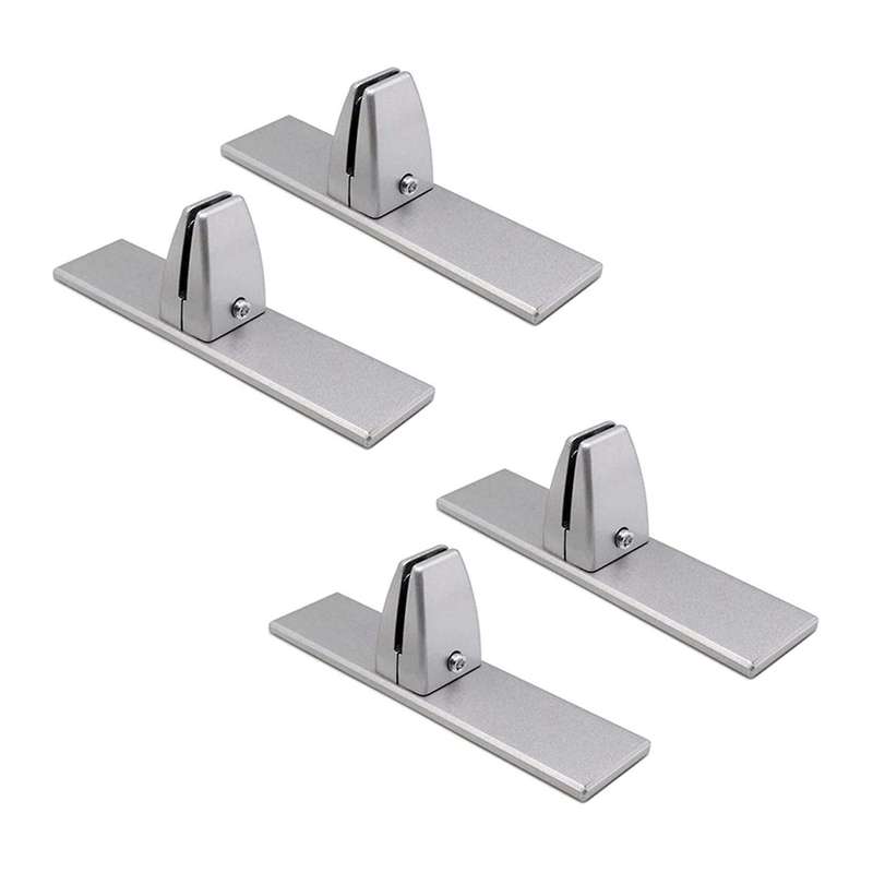 4pcs Desktop Partition Support Bracket Shelf Clip Table Board Clamp