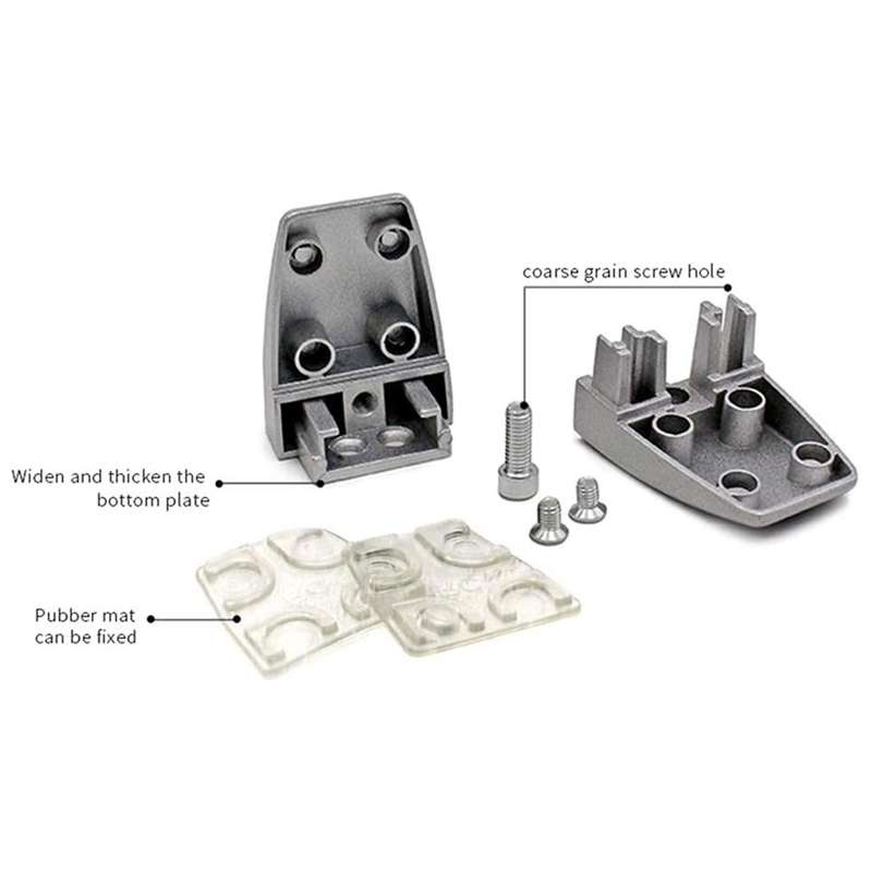 4pcs Desktop Partition Support Bracket Shelf Clip Table Board Clamp