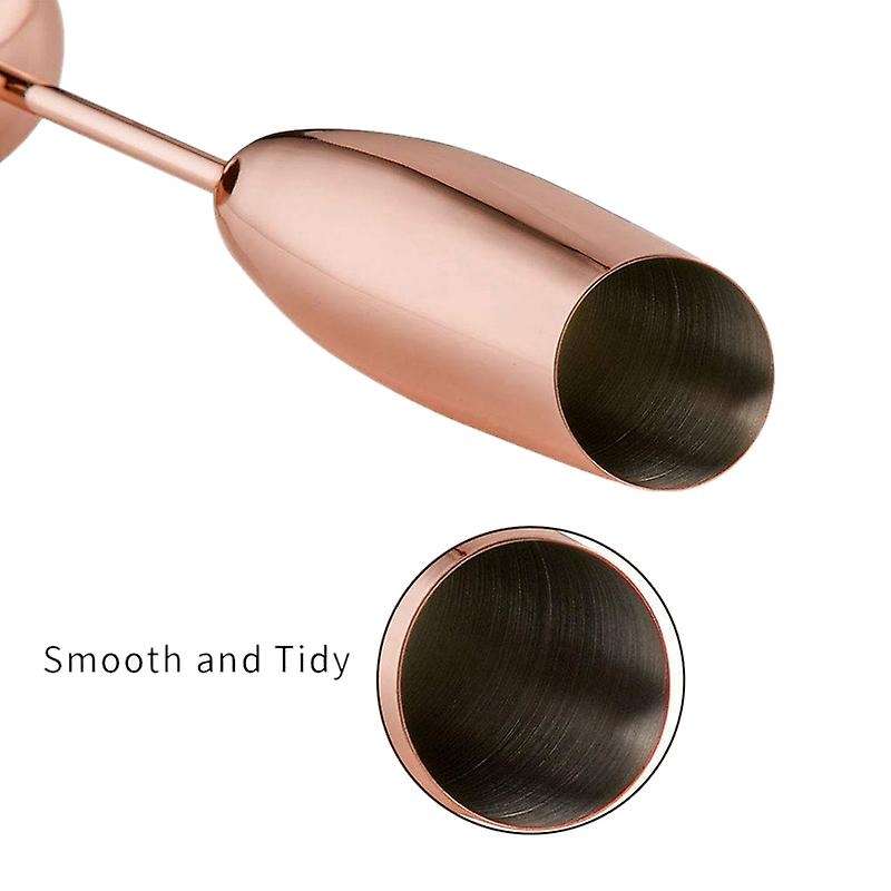 Set Of 2 Stainless Steel Champagne Flutes Glasses Rose Gold