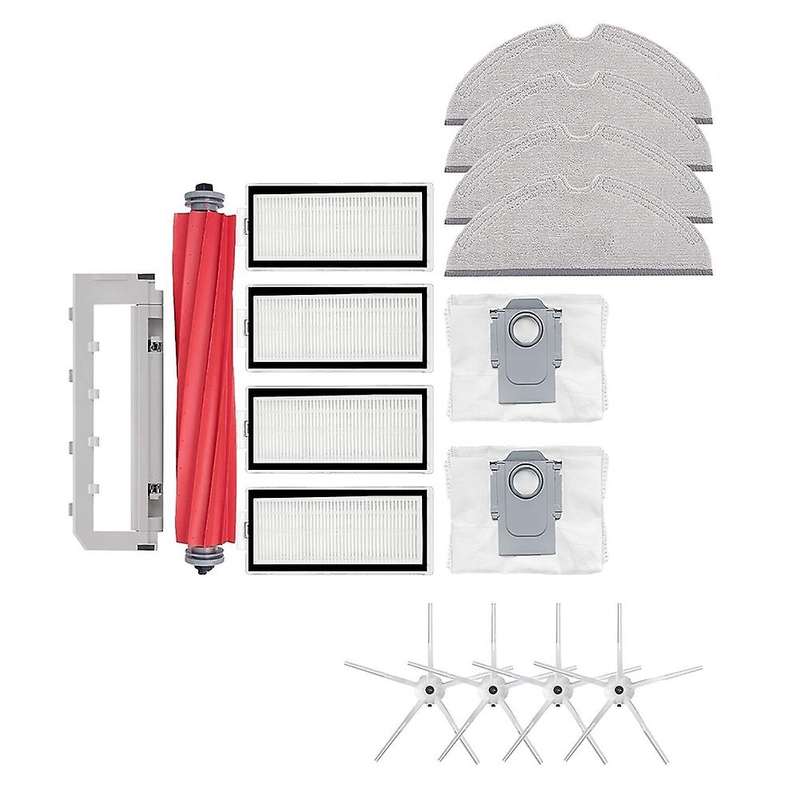 Roller Brush Side Brushes Hepa Filters for Roborock Q7 Max+ T8 Robot