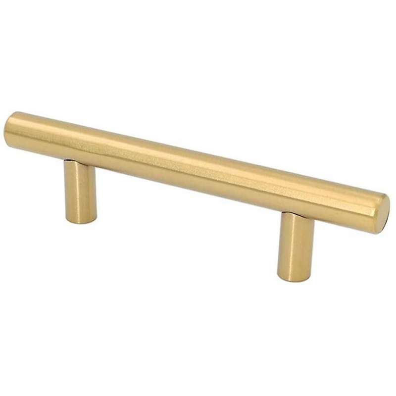 3in Hole Centers Brushed Cabinet Drawer T Bar Cupboard Door Handle