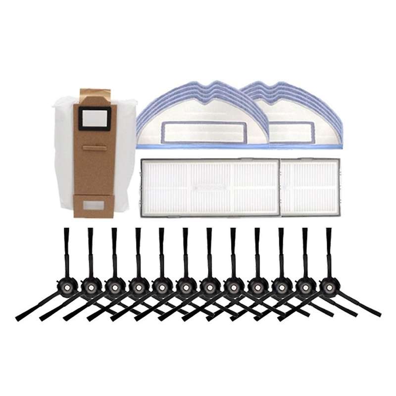 25 Pcs for Roborock Sweeping Robot G10/t7s Plus/s7 Side Brush Filter Plastic
