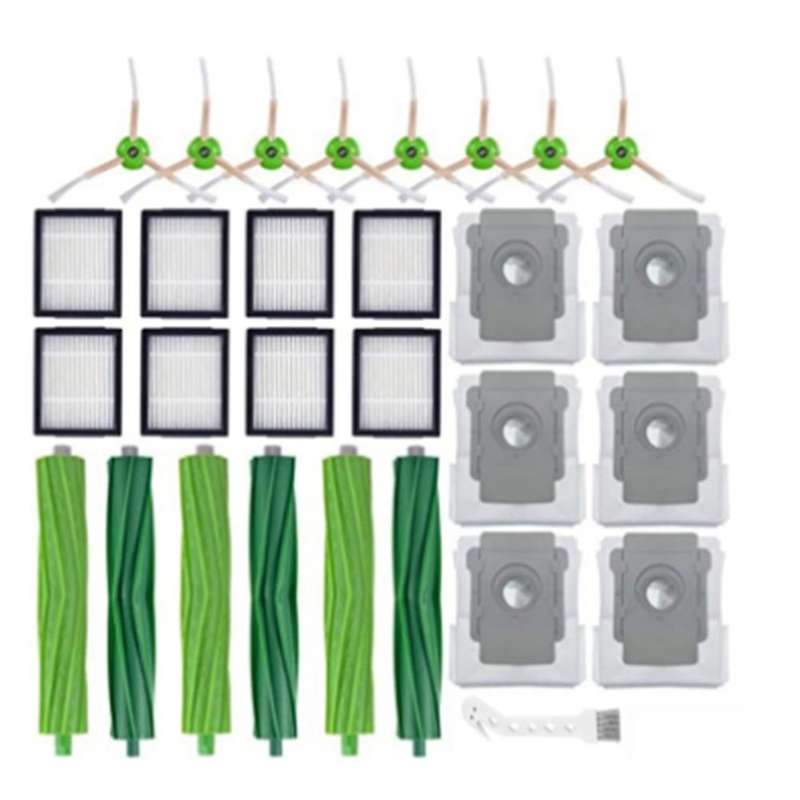 29pcs Vacuum Bags for Irobot Roomba I7 E5 E6 Roll Side Brush Filter
