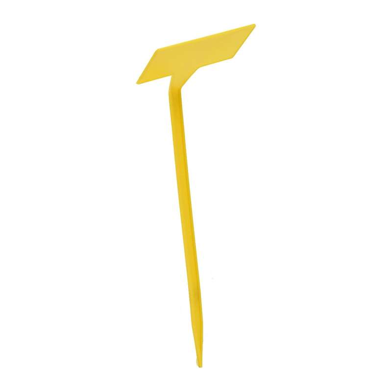 Gardens Planting Tools 100 Pcs Bonsai Plastic Labels Garden Yellow