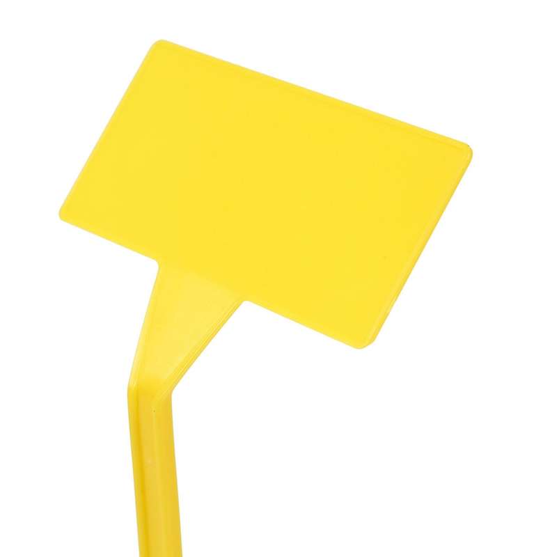Gardens Planting Tools 100 Pcs Bonsai Plastic Labels Garden Yellow