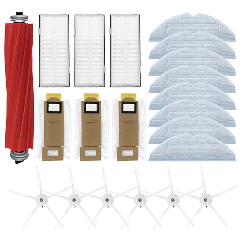 21pcs Main Side Brush Hepa Filter for Xiaomi Roborock S7 T7s Plus