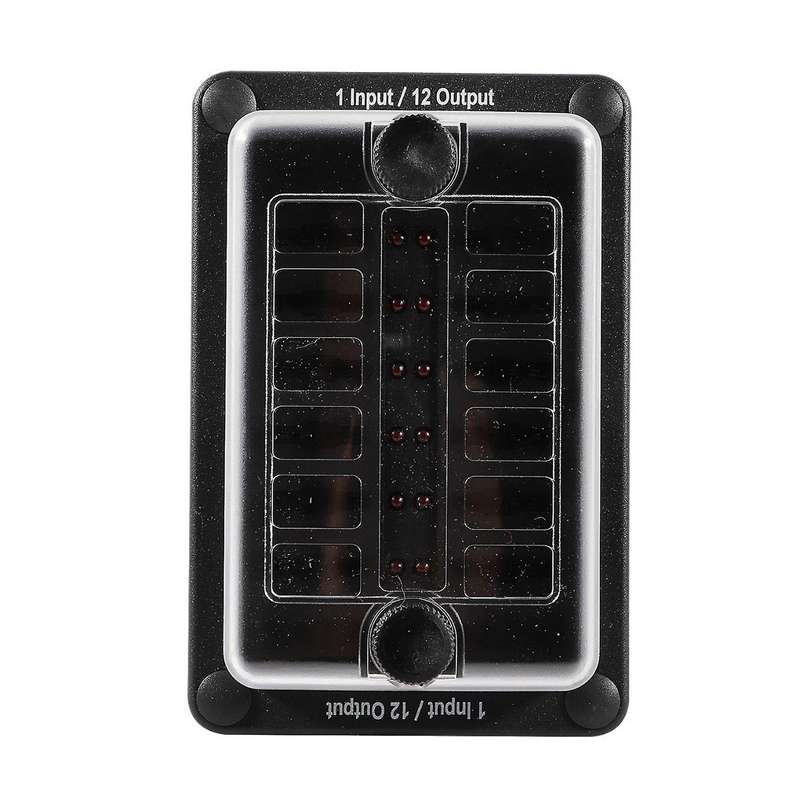 100a 12-way 1-in 12-out Ato Atc Fuse Vehicle Waterproof Fuse Box