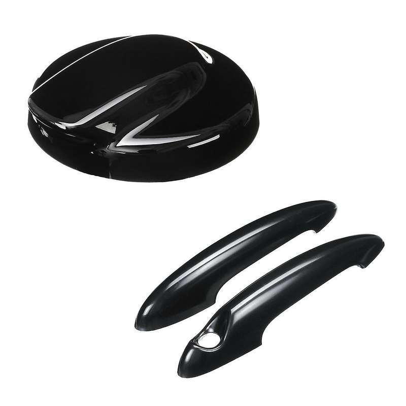 Black Fuel Tank Cap Cover High Quality Abs Oil Tank Car Cover
