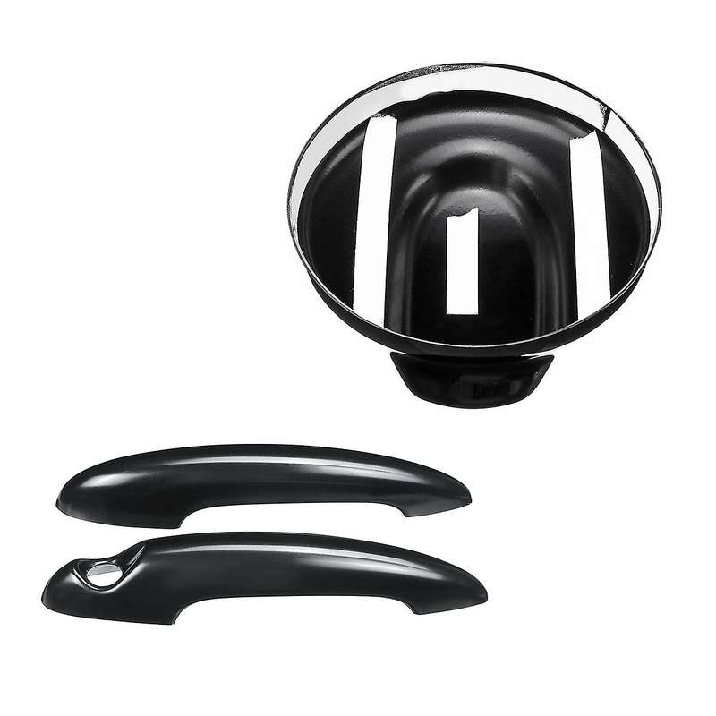 Black Fuel Tank Cap Cover High Quality Abs Oil Tank Car Cover